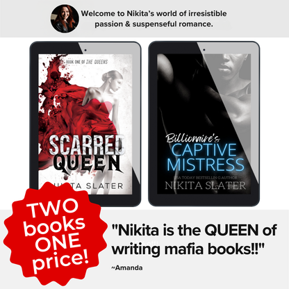 Scarred Queen & Billionaire's Captive Mistress by Nikita Slater