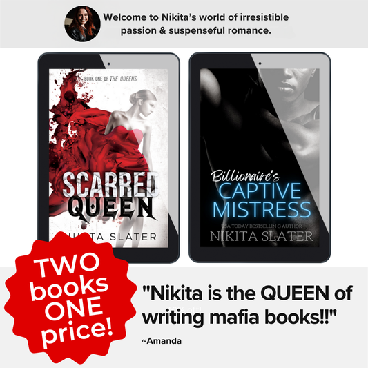 Scarred Queen & Billionaire's Captive Mistress by Nikita Slater